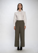 High-Rise Modern Straight Leg Pant