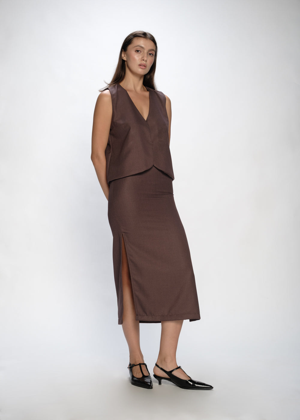 Tailored Midaxi Skirt