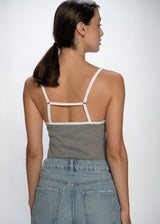 Tank Top With Contrasting Trim