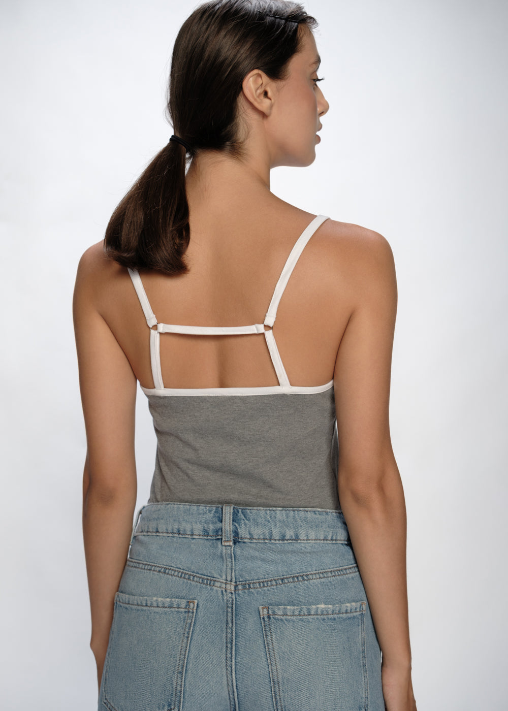 Tank Top With Contrasting Trim