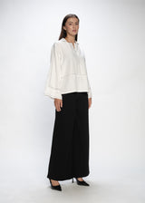 Loose-Fit Embroidered Top