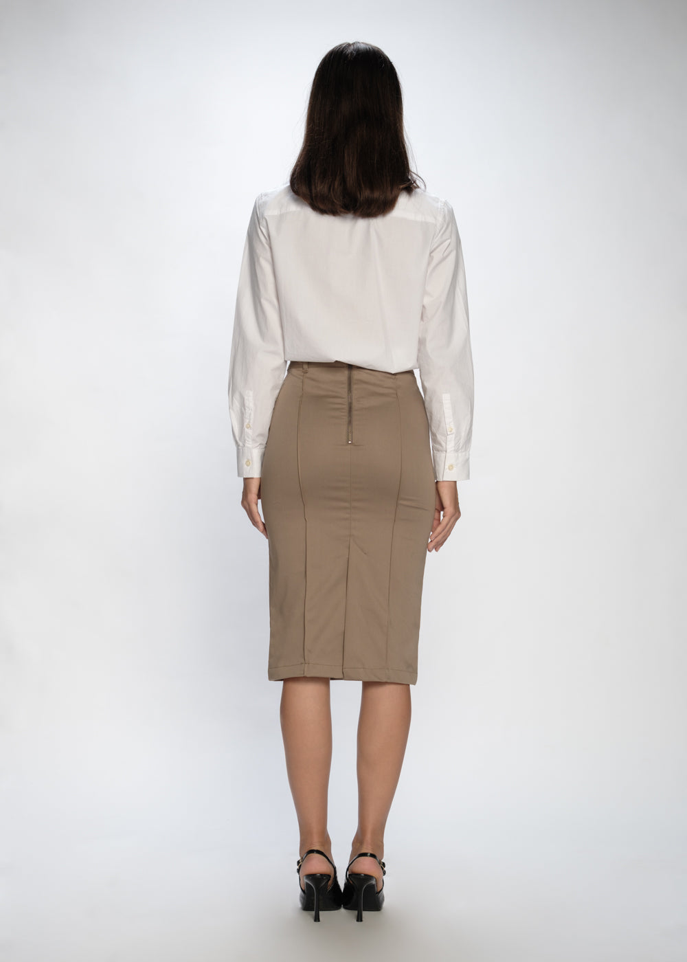 Stretch Pencil Skirt