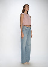 Button-Op Cropped  Top