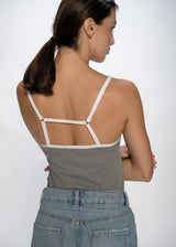 Tank Top With Contrasting Trim