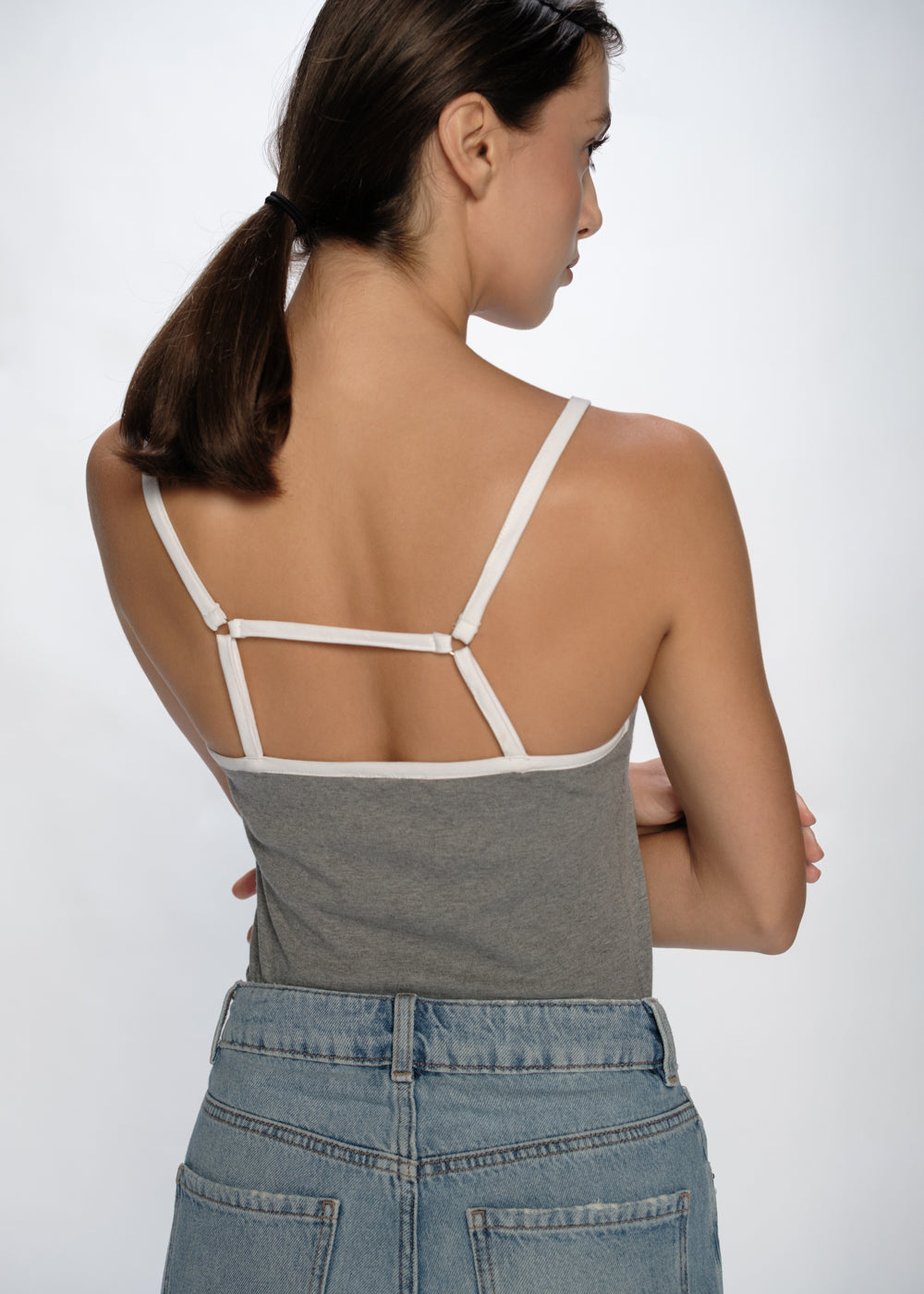 Tank Top With Contrasting Trim