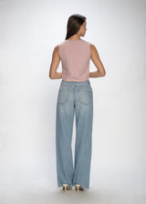 Button-Op Cropped  Top