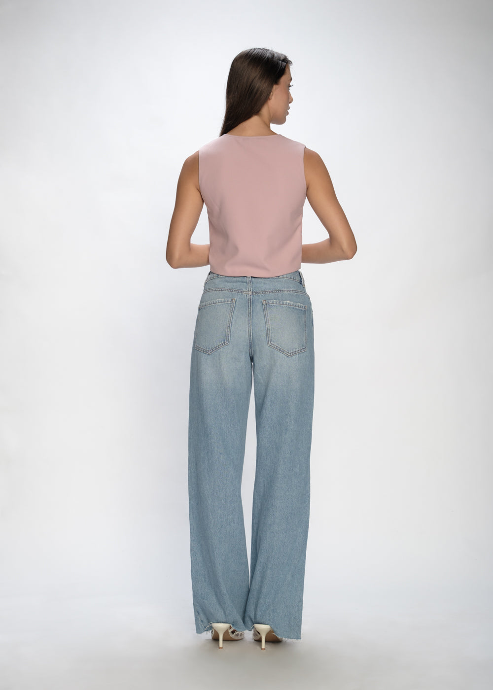 Button-Op Cropped  Top