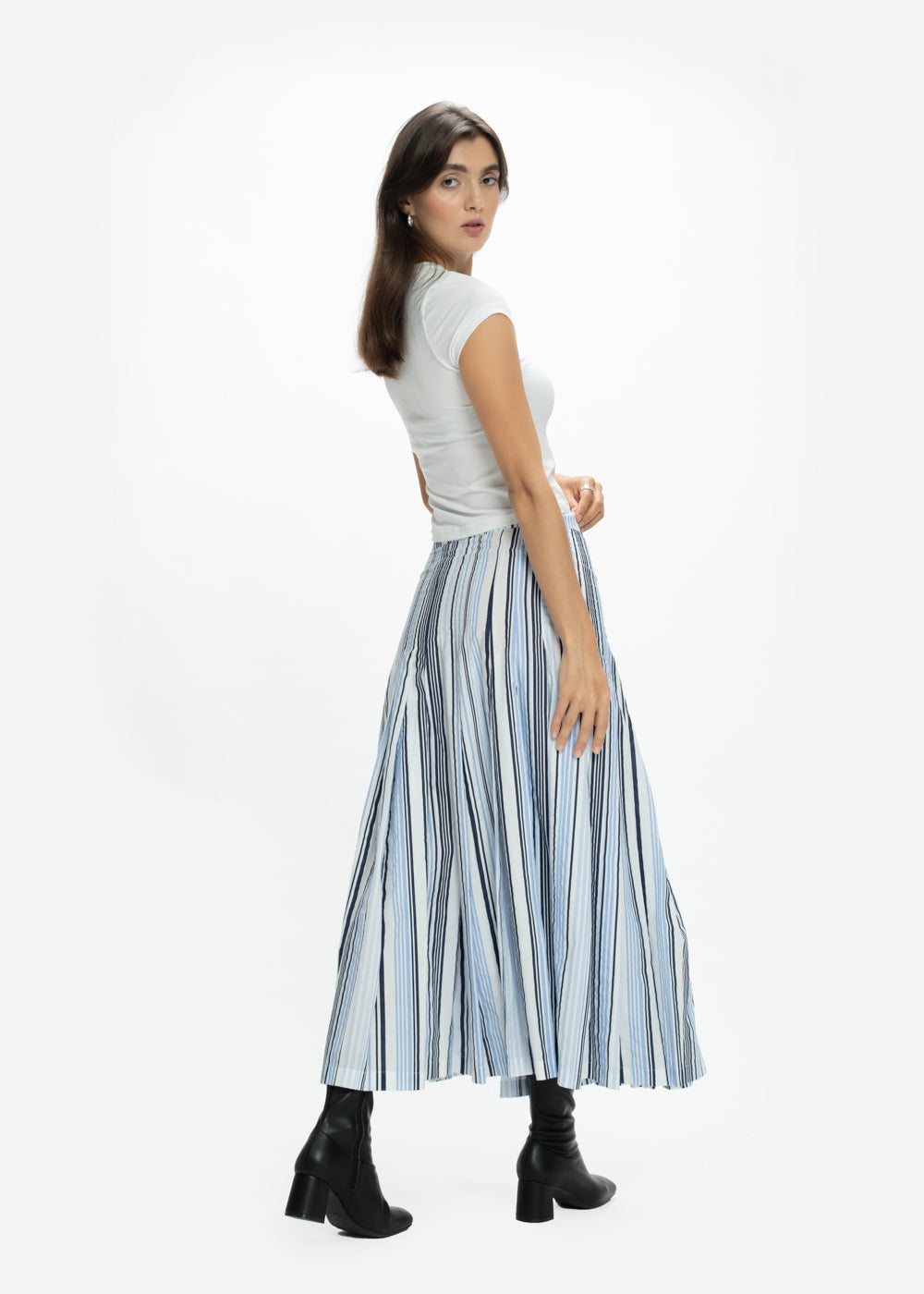 Pleated Long Skirt