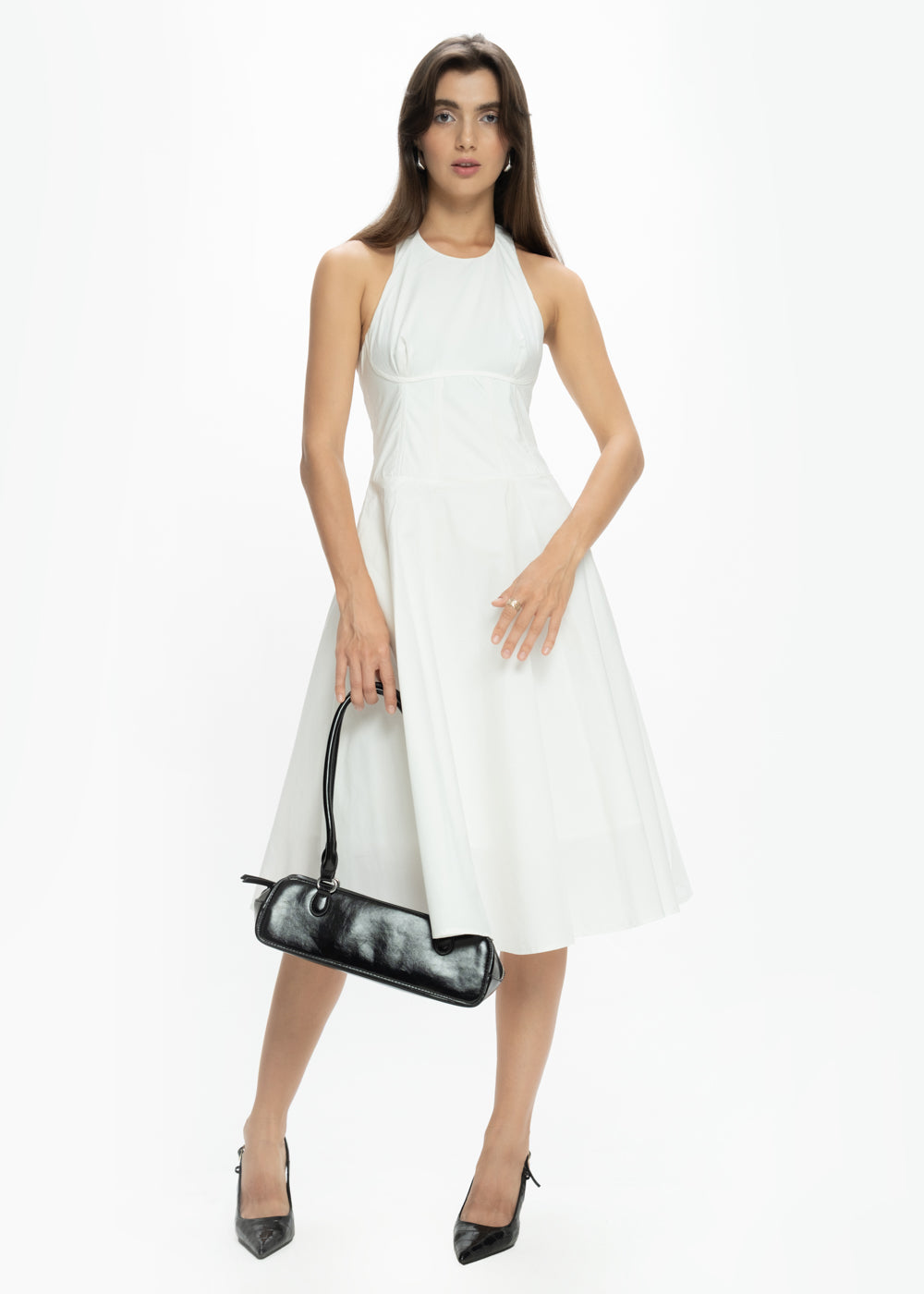 Halter-Neck Corset Dress