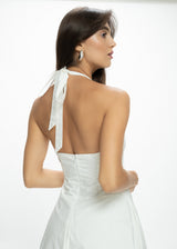 Halter-Neck Corset Dress