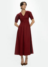 Raglan-Sleeve Maxi Dress