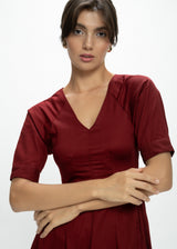 Raglan-Sleeve Maxi Dress