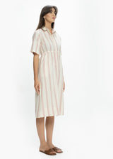 Open-Back Shirt Dress