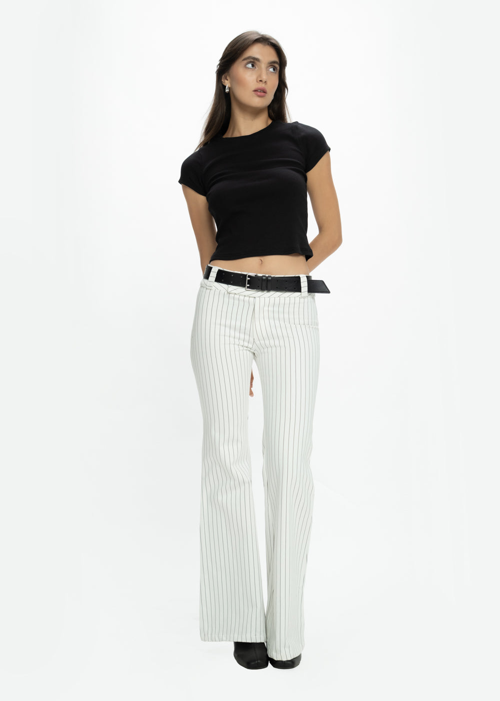 Striped Bootcut Pant