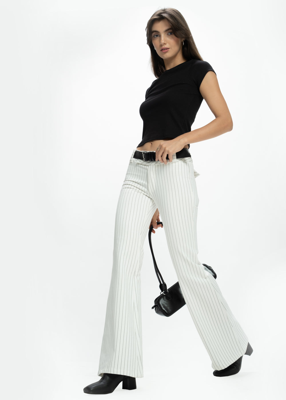 Striped Bootcut Pant