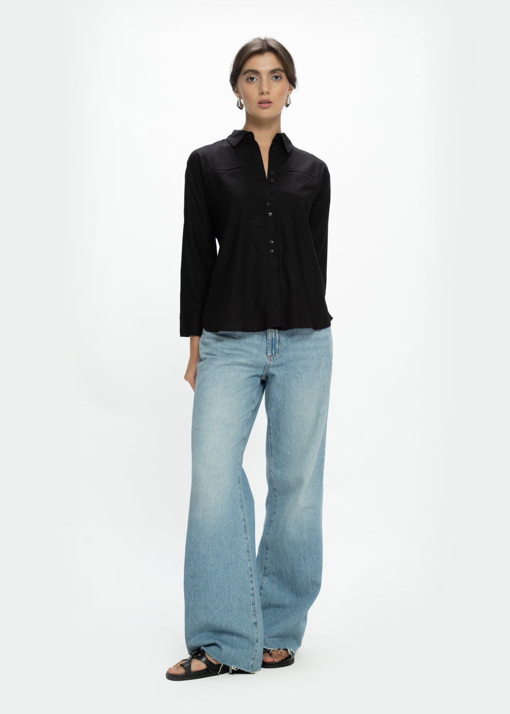 Tie-Back Long Sleeve Shirt