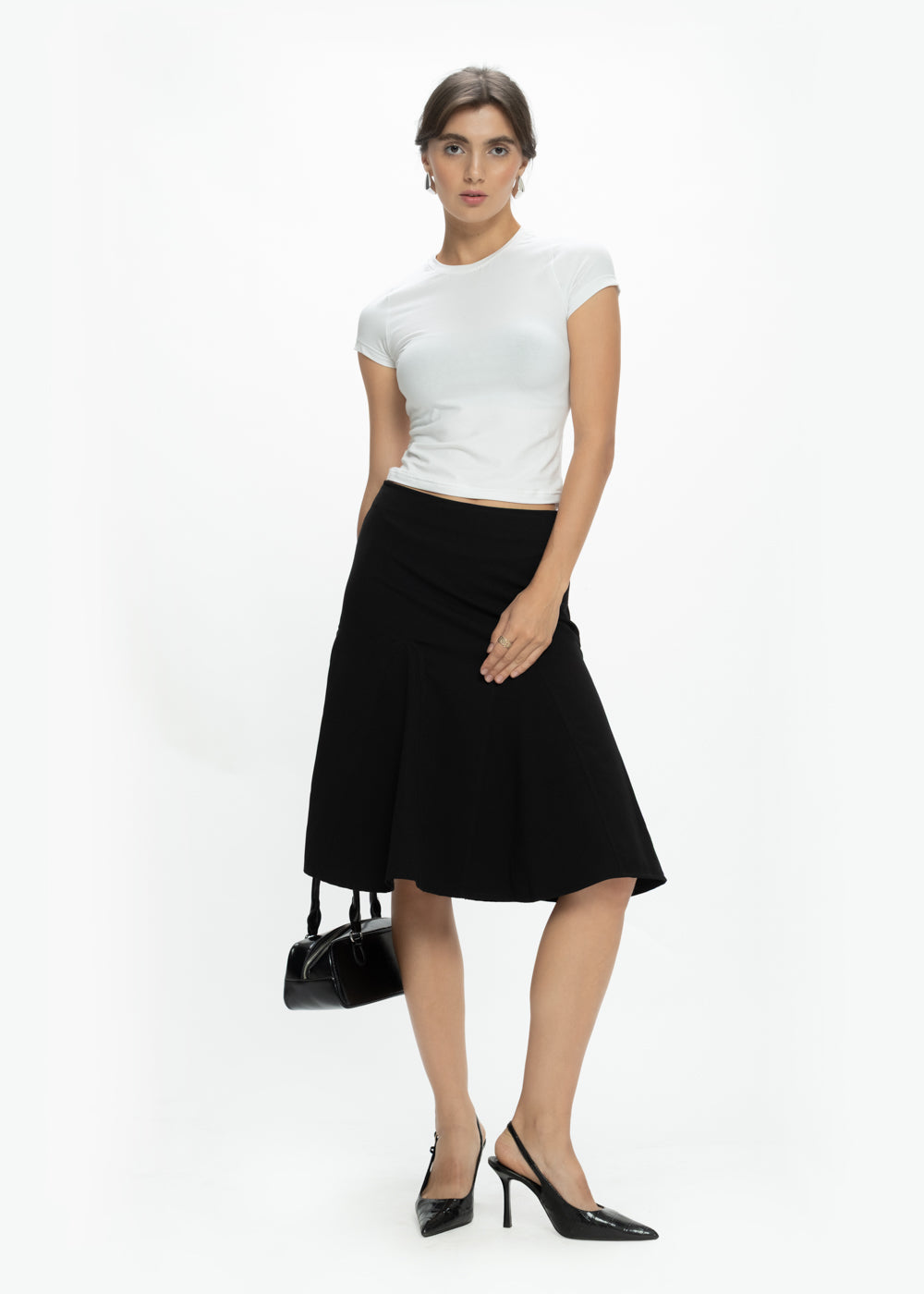 Louve Midi Skirt