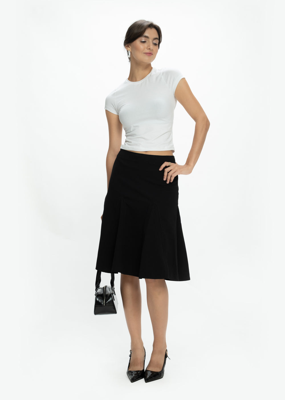 Louve Midi Skirt