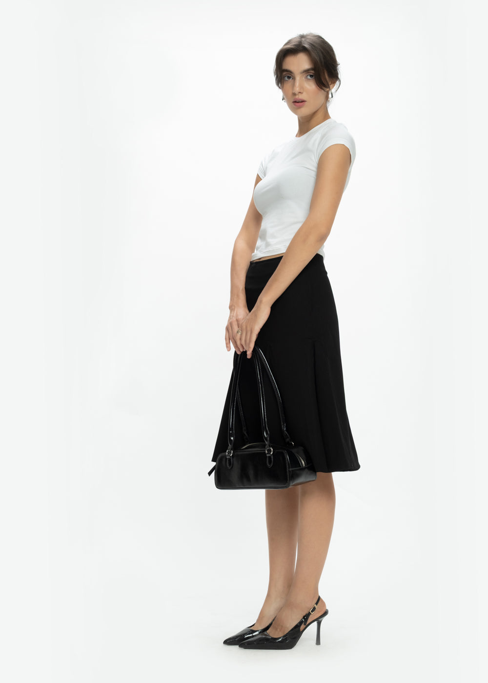 Louve Midi Skirt