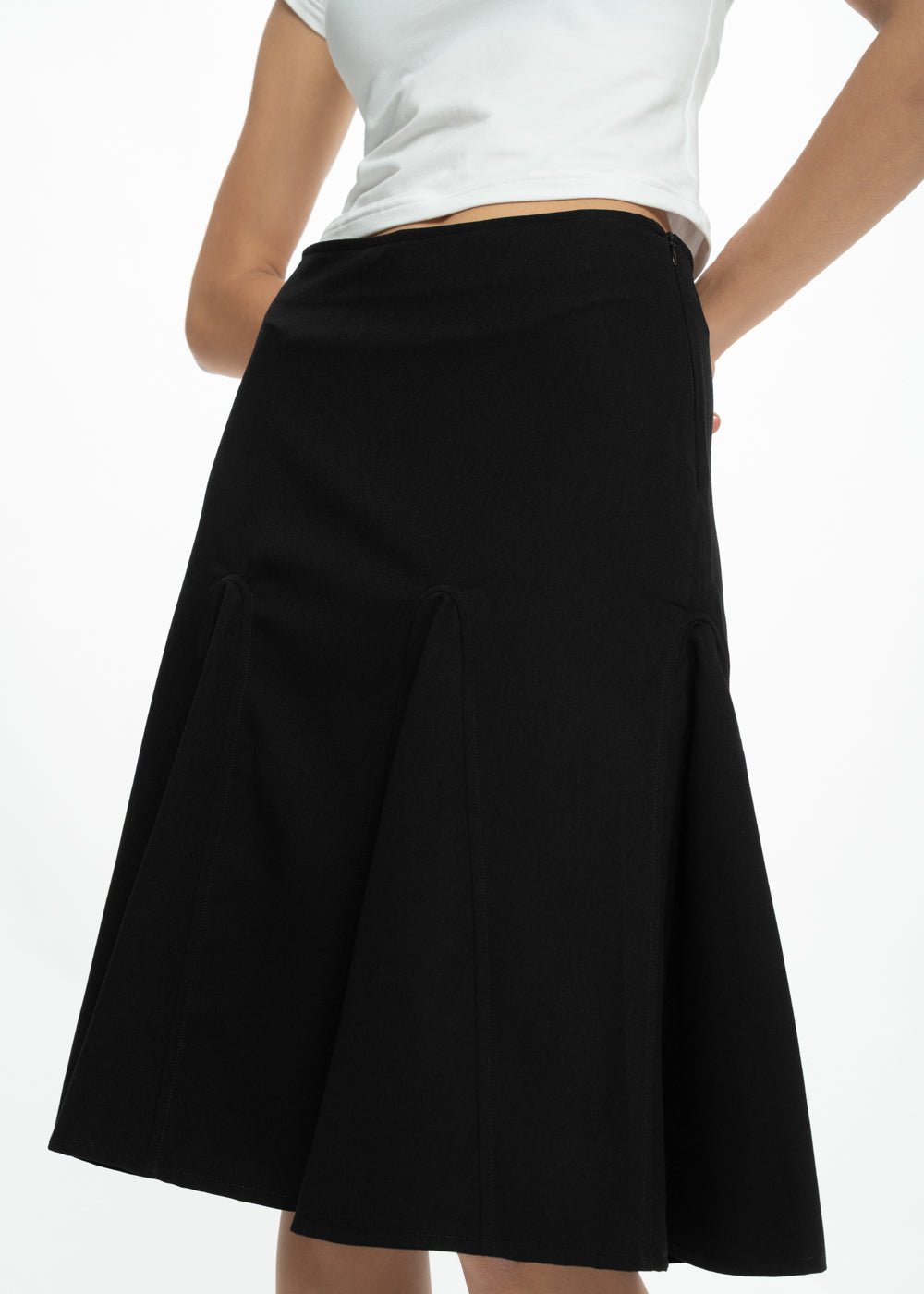 Louve Midi Skirt